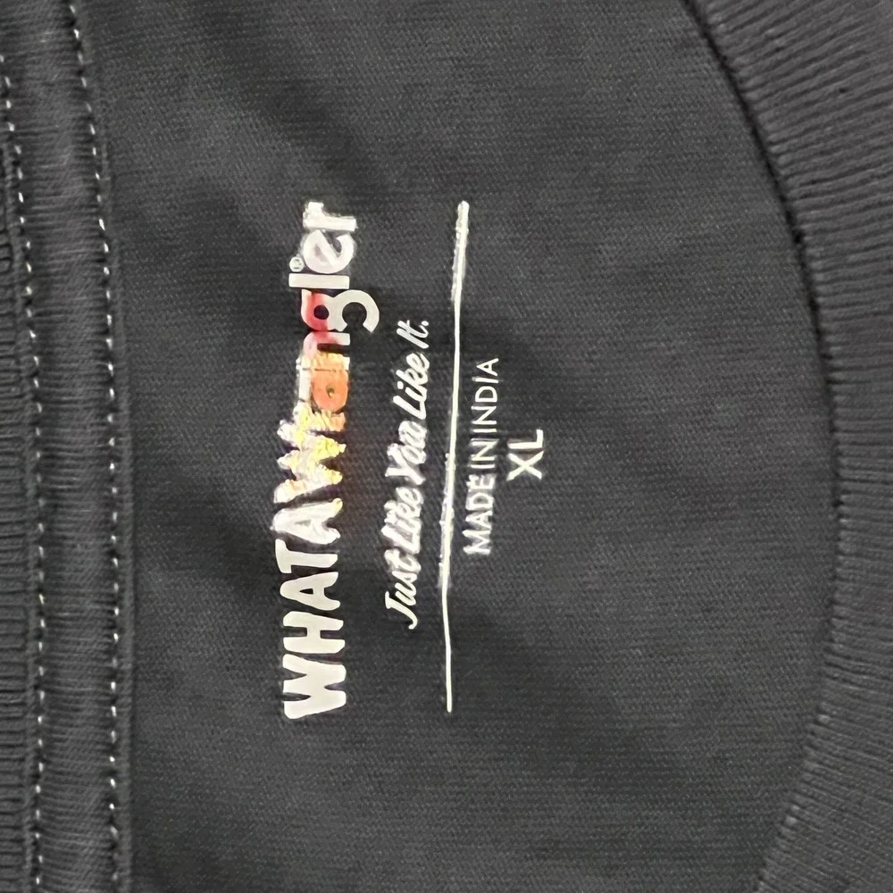 Wrangler x Whataburger Faded Black Graphic Tee Men's XL NWT 1007559